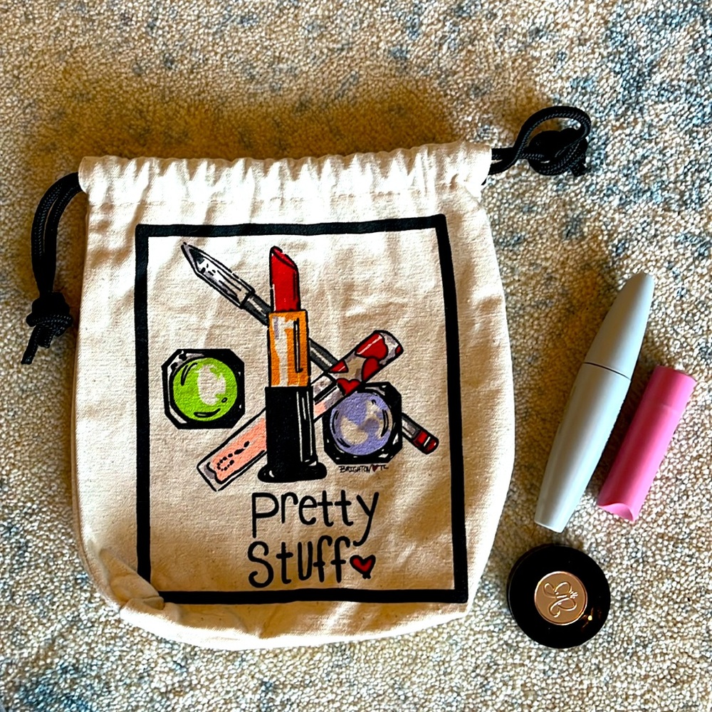 SOLD Locally‼️ Brighton Pretty Stuff Canvas Cosmetic Bag